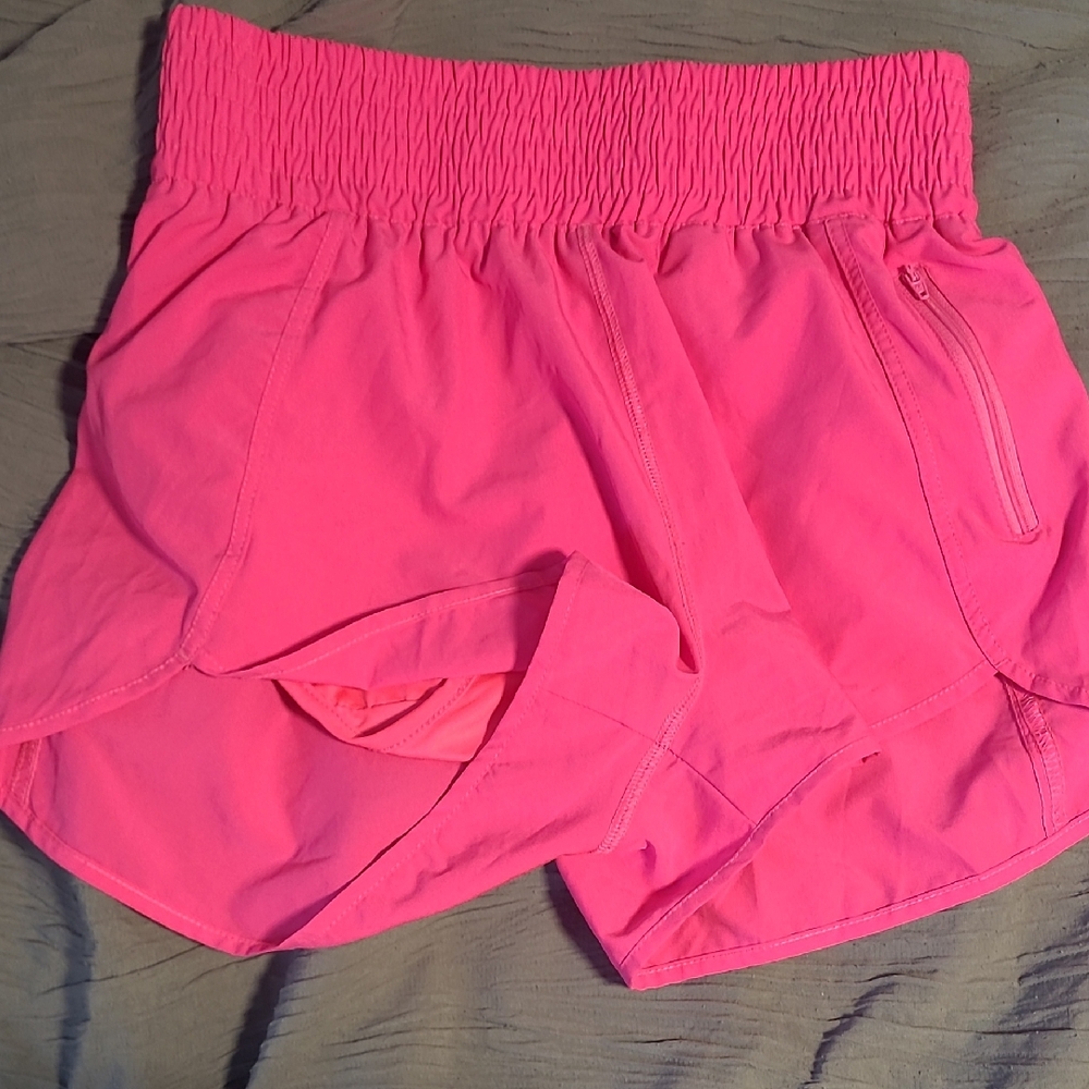 Vibrant Pink Women's Athletic Shorts